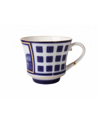 LOMONOSOV IMPERIAL PORCELAIN TEACUP AND SAUCER BANQUET LOMONOSOV BRIDGE 220 ml 7.4 oz