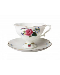 LOMONOSOV IMPERIAL BONE CHINA PORCELAIN TEA CUP NATASHA BRIDE 220 ml/7.4 fl.oz