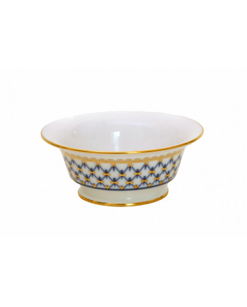 LOMONOSOV IMPERIAL PORCELAIN SALAD BOWL COBALT NET (2 SERV.) 280 ML 9 FL.OZ