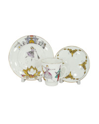 LOMONOSOV IMPERIAL BONE CHINA PORCELAIN ESPRESSO CUP SET MAY BALLET CINDERELLA 165 ml/5.6 fl.oz