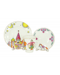 LOMONOSOV IMPERIAL BONE CHINA PORCELAIN ESPRESSO CUP SET MAY BALLET LITTLE HUMPBACKED HORSE 165 ml/5.6 fl.oz