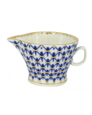 LOMONOSOV IMPERIAL PORCELAIN GRAVY BOAT COBALT NET 150 ml/5.1 oz
