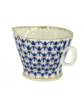 LOMONOSOV IMPERIAL PORCELAIN GRAVY BOAT COBALT NET 150 ml/5.1 oz