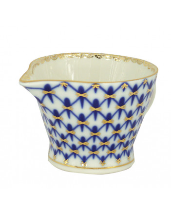 LOMONOSOV IMPERIAL PORCELAIN GRAVY BOAT COBALT NET 150 ml/5.1 oz