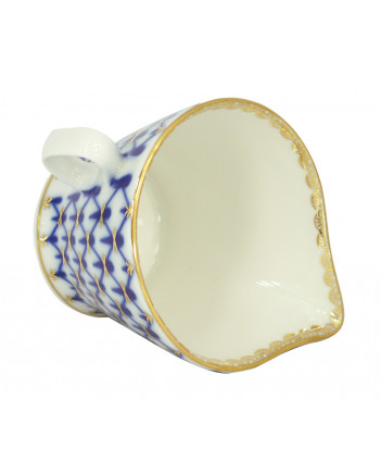 LOMONOSOV IMPERIAL PORCELAIN GRAVY BOAT COBALT NET 150 ml/5.1 oz
