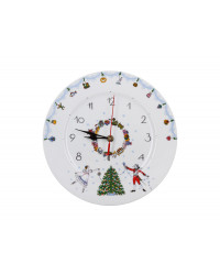 LOMONOSOV IMPERIAL PORCELAIN DECORATIVE WALL CLOCK BALLET NUTCKRACKER 27 cm/10.6"