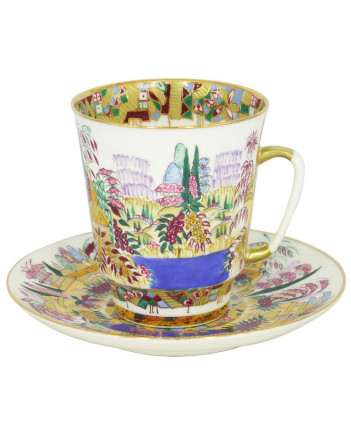 LOMONOSOV IMPERIAL BONE CHINA RARE PORCELAIN ESPRESSO CUP MAY SPRING 165 ml/5.6 fl.oz