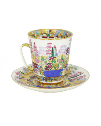 LOMONOSOV IMPERIAL BONE CHINA RARE PORCELAIN ESPRESSO CUP MAY SPRING 165 ml/5.6 fl.oz