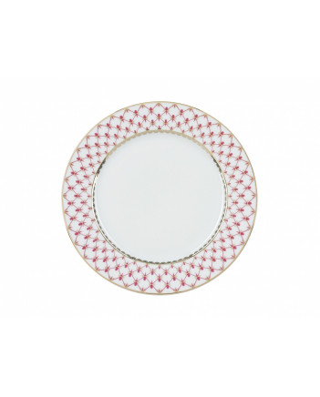 LOMONOSOV IMPERIAL PORCELAIN DINNER SET RED NET 24 items