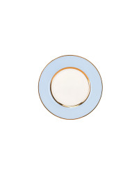 LOMONOSOV IMPERIAL BONE CHINA PORCELAIN TEACUP AND SAUCER IDYLL AZURE v.1 250 Ml/8.5 Fl.Oz