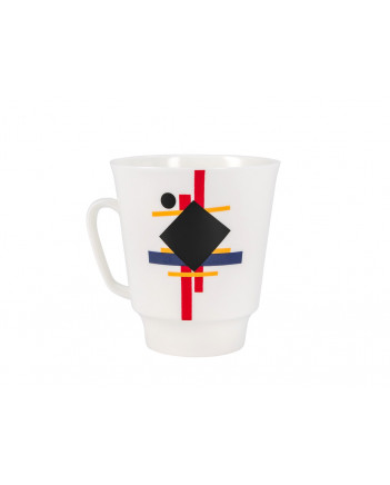 LOMONOSOV IMPERIAL BONE CHINA PORCELAIN ESPRESSO CUP MAY SUPREMATISM ORNAMENT 165 ml 5.6 fl.oz