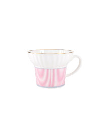 LOMONOSOV IMPERIAL BONE CHINA PORCELAIN ESPRESSO CUP WAVE GEOMETRY #5 155 ml/5.2 fl.oz