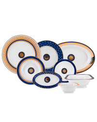 LOMONOSOV IMPERIAL PORCELAIN DINNER SET MOSCOW STARS 24 items