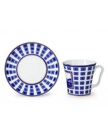LOMONOSOV IMPERIAL PORCELAIN COFFEE LATTE HOT CHOCOLATE MUG STARO-KALINKIN BRIDGE 360 ml/12.2 fl.oz