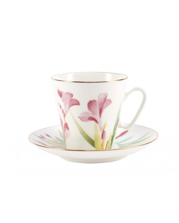 LOMONOSOV IMPERIAL BONE CHINA PORCELAIN ESPRESSO CUP BLACK COFFEE AQUARELLE 80 ml/2.7 fl.oz