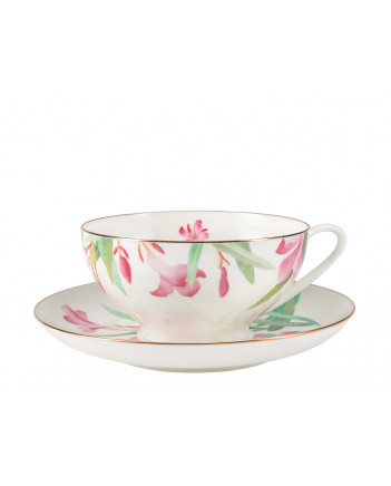 LOMONOSOV IMPERIAL BONE CHINA PORCELAIN TEA CUP DOME AQUARELLE 300 ml/10.1 fl.oz