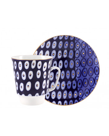 LOMONOSOV IMPERIAL BONE CHINA PORCELAIN ESPRESSO CUP MAY MOOD CLEAR 165 ml 5.6 fl.oz