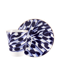LOMONOSOV IMPERIAL BONE CHINA PORCELAIN ESPRESSO CUP MAY MOOD MELODY 165 ml 5.6 fl.oz