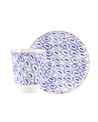 LOMONOSOV IMPERIAL BONE CHINA PORCELAIN ESPRESSO CUP MAY MOOD EASY 165 ml 5.6 fl.oz