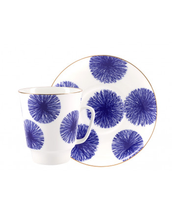 LOMONOSOV IMPERIAL BONE CHINA PORCELAIN ESPRESSO CUP MAY MOOD FRESH 165 ml 5.6 fl.oz