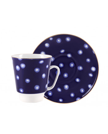 LOMONOSOV IMPERIAL BONE CHINA PORCELAIN ESPRESSO CUP MAY MOOD PULSE 165 ml 5.6 fl.oz