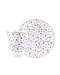 LOMONOSOV IMPERIAL BONE CHINA PORCELAIN ESPRESSO CUP MAY MOOD GLARE 165 ml 5.6 fl.oz