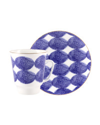 LOMONOSOV IMPERIAL BONE CHINA PORCELAIN ESPRESSO CUP MAY MOOD COSY 165 ml 5.6 fl.oz