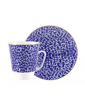 LOMONOSOV IMPERIAL BONE CHINA PORCELAIN ESPRESSO CUP MAY MOOD QUIET 165 ml 5.6 fl.oz