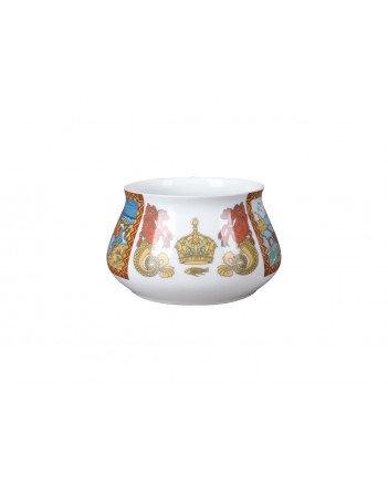 LOMONOSOV IMPERIAL BONE CHINA PORCELAIN ESPRESSO CUP BILIBINA GOLDEN FISH FAIRYTALE 180 ml 6.1 oz