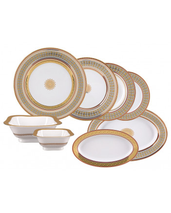 LOMONOSOV IMPERIAL PORCELAIN DINNER SET BELVEDER 24 items