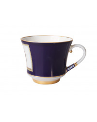 LOMONOSOV IMPERIAL PORCELAIN TEACUP AND SAUCER BANQUET CLASSIC OF PETERSBURG  #2 220 ml 7.4 oz