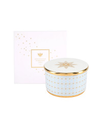 LOMONOSOV IMPERIAL BONE CHINA PORCELAIN TREASURE JEWELERY BOX AZURE 