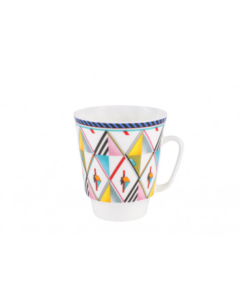 LOMONOSOV IMPERIAL BONE CHINA PORCELAIN ESPRESSO CUP MAY MOTION-3 165 ml/5.6 fl.oz