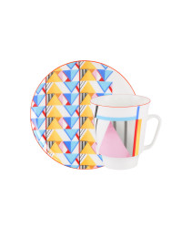 LOMONOSOV IMPERIAL BONE CHINA PORCELAIN ESPRESSO CUP MAY MOTION-4 165 ml/5.6 fl.oz