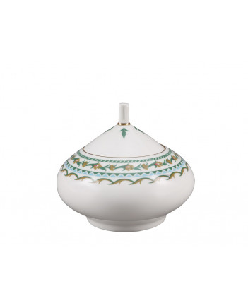 LOMONOSOV IMPERIAL BONE CHINA PORCELAIN TEA SET SERVICE ORIENTAL ORNAMENT DOME 20 items