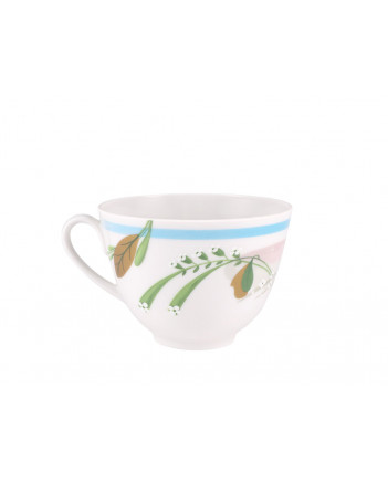 LOMONOSOV IMPERIAL PORCELAIN TEACUP TRIO SPRING AROMA 230 ML/7.8 OZ