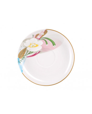LOMONOSOV IMPERIAL PORCELAIN TEACUP TRIO SPRING AROMA 230 ML/7.8 OZ