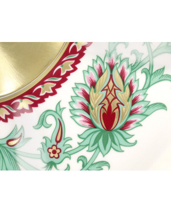 LOMONOSOV IMPERIAL BONE CHINA PORCELAIN TEA SET SERVICE ORIENTAL FLOWER DOME 20 items