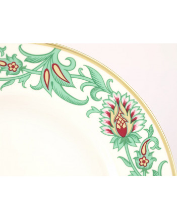 LOMONOSOV IMPERIAL BONE CHINA PORCELAIN TEA SET SERVICE ORIENTAL FLOWER DOME 20 items