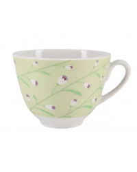 LOMONOSOV IMPERIAL PORCELAIN TEACUP AND SAUCER SPRING BREEZE 230 ML/7.8 OZ