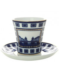 LOMONOSOV IMPERIAL PORCELAIN COFFEE LATTE HOT CHOCOLATE MUG LOMONOSOV BRIDGE 360 ml/12.2 fl.oz