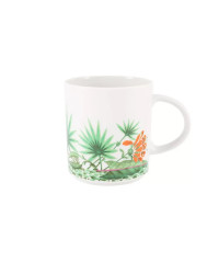 LOMONOSOV IMPERIAL PORCELAIN COFFEE LATTE HOT CHOCOLATE MUG JUNGLE 370 ml 12.5 oz
