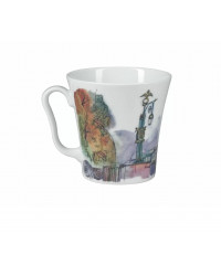 LOMONOSOV IMPERIAL PORCELAIN COFFEE LATTE HOT CHOCOLATE MUG PANTELEIMON BRIDGE 360 ml/12.2 fl.oz