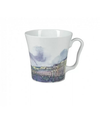 LOMONOSOV IMPERIAL PORCELAIN COFFEE LATTE HOT CHOCOLATE MUG PANTELEIMON BRIDGE 360 ml/12.2 fl.oz