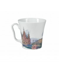 LOMONOSOV IMPERIAL PORCELAIN COFFEE LATTE HOT CHOCOLATE MUG MALO-KONYUSHENNIY BRIDGE 360 ml/12.2 fl.oz