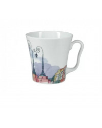 LOMONOSOV IMPERIAL PORCELAIN COFFEE LATTE HOT CHOCOLATE MUG KRASNOFLOTSKIY BRIDGE 360 ml/12.2 fl.oz