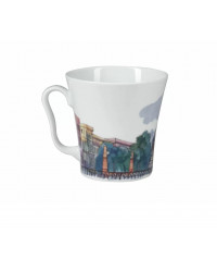 LOMONOSOV IMPERIAL PORCELAIN COFFEE LATTE HOT CHOCOLATE MUG KRASNOFLOTSKIY BRIDGE 360 ml/12.2 fl.oz
