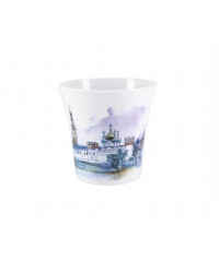 LOMONOSOV IMPERIAL PORCELAIN COFFEE LATTE HOT CHOCOLATE MUG MOSCOW MONASTERY 360 ml/12.2 fl.oz