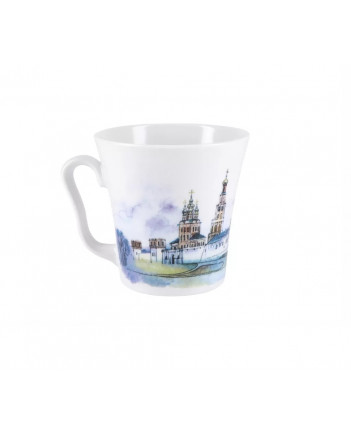 LOMONOSOV IMPERIAL PORCELAIN COFFEE LATTE HOT CHOCOLATE MUG MOSCOW MONASTERY 360 ml/12.2 fl.oz
