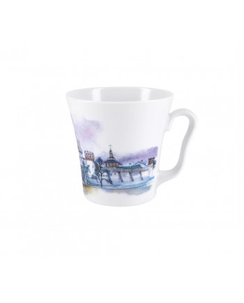LOMONOSOV IMPERIAL PORCELAIN COFFEE LATTE HOT CHOCOLATE MUG MOSCOW MONASTERY 360 ml/12.2 fl.oz
